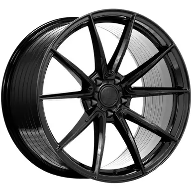 Modern Luxury MLF12 Flow Formed 20x10.5 5x4.5 +45mm Gloss Black Wheel Rim 20 Inch MLF12-2010551143+45GB Cheap