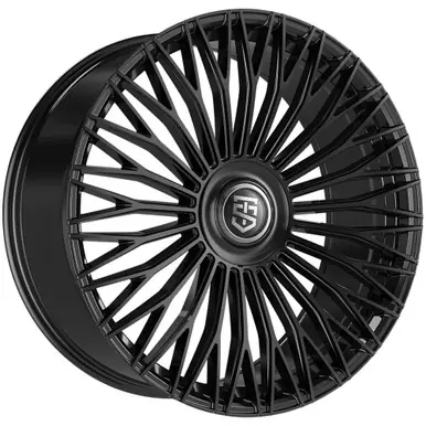 TIS 507B 22x9 5x115/5x120 +15mm Gloss Black Wheel Rim 22" Inch 507B-2295515 Worldwide Shipping