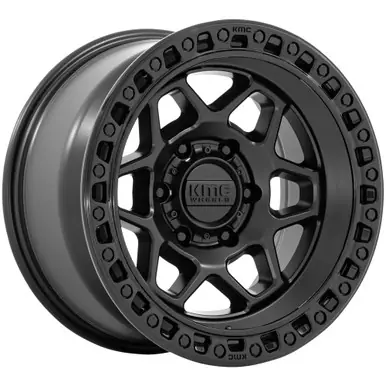 KMC KM553 Torx 17x8.5 6x5.5" +0mm Double Black Wheel Rim 17" Inch KM553MB17856800 Fan Favorite