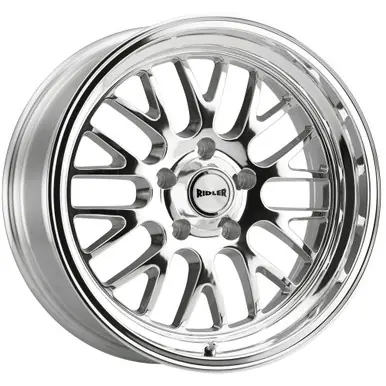 Buy Online Ridler 607 18x8 5x4.75" +0mm Polished Wheel Rim 18" Inch 607-8861P