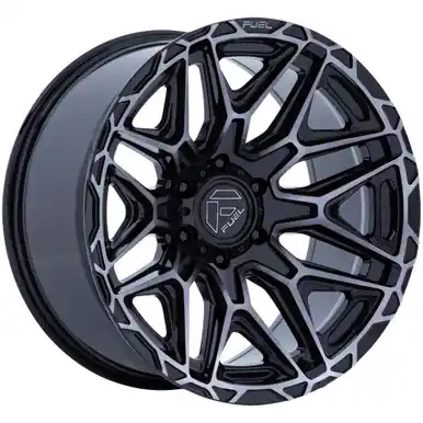 Super Sale Fuel FC885 Injector 20x9 8x170 +1mm Black/Tint Wheel Rim 20" Inch FC885BT20908701