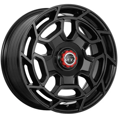 VCT Fusion 22x8.5 5x4.5"/5x120 +38mm Satin Black Wheel Rim 22" Inch FUS-22851420+38SB Professional Grade