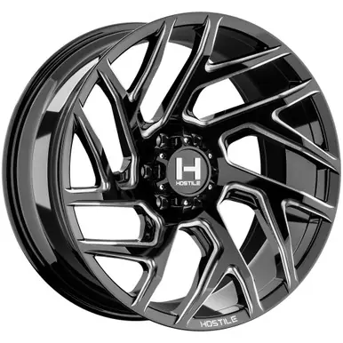 Don’t Miss Out Hostile H141 Vortex 20x9 6x135 +12mm Black/Milled Wheel Rim 20" Inch H141-2090613555B