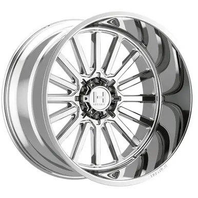 Free Returns Hostile H127 Titan 20x10 6x5.5" -19mm Chrome Wheel Rim 20" Inch H127-2010655047C