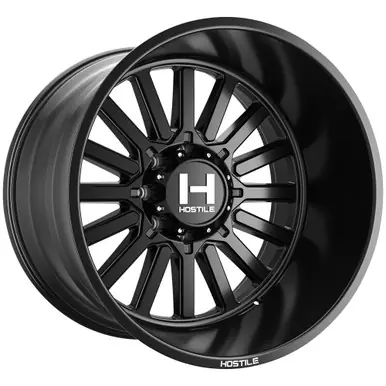 Viral Hostile H127 Titan 22x12 8x170 -44mm Satin Black Wheel Rim 22" Inch H127-2212817047BB