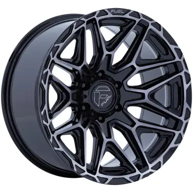 Super Sale Fuel FC885 Injector 20x10 8x6.5" -18mm Black/Tint Wheel Rim 20" Inch FC885BT20108018N