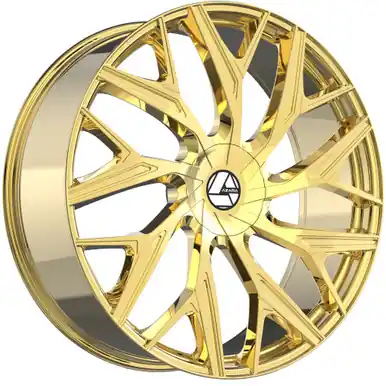 Editor’s Pick Azara AZA-527 20x8.5 5x4.5"/5x120 +35mm Gold Wheel Rim 20" Inch AZA-52720853835NG