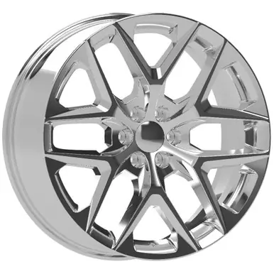 Brand New OE Wheels CV62 22x9 6x5.5" +28mm Chrome Wheel Rim 22" Inch CV62-22090-6550-28C