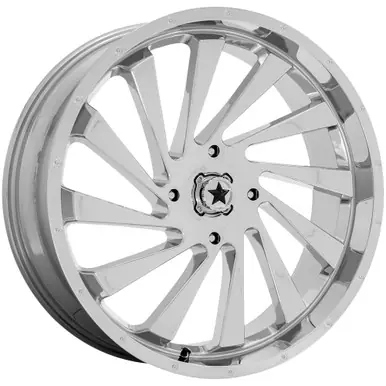 Exclusive Offer MSA M46 Blade 20x7 4x156 +0mm Chrome Wheel Rim 20" Inch M46-020756C