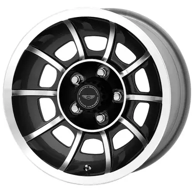 American Racing VN47 Vector 15x7 5x4.5" +0mm Black/Machined Wheel Rim 15" Inch VN475765B Best Choice