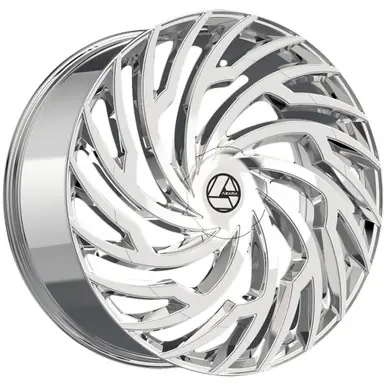 Azara AZA-536 20x8.5 5x108/5x4.5" +35mm Nano Chrome Wheel Rim 20" Inch AZA-53620853235NC Super Sale