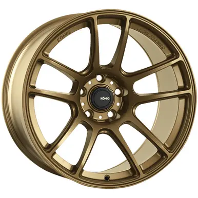 Warranty Included Konig Heliogram 18x9.5 5x4.5" +35mm Bronze Wheel Rim 18" Inch HL98514358