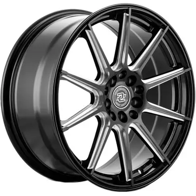 Sale Drag Concepts R39 18x8 5x4.5" +35mm Black/Milled Wheel Rim 18" Inch DC39185545-35GBML