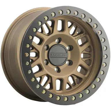 Raceline RT951BZ Ryno Beadlock 17x9 8x6.5" -12mm Bronze Wheel Rim 17" Inch RT951BZ-79080-12 Buy Online
