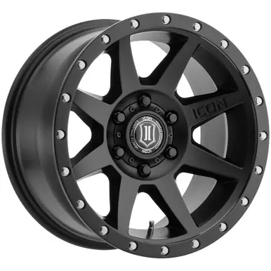 Super Sale Icon Alloys Rebound 20x9 6x5.5" +16mm Satin Black Wheel Rim 20" Inch 1820909056SB