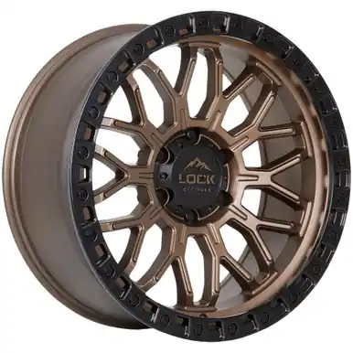 Lock Off-Road Combat 20x10 6x5.5" -18mm Bronze Wheel Rim 20" Inch COMBAT-2169MRMBR Luxury