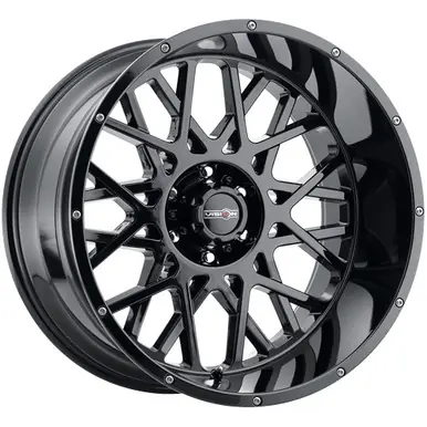 Price Drop Vision 412 Rocker 20x10 6x135 -25mm Gloss Black Wheel Rim 20" Inch 412-20036GB-25