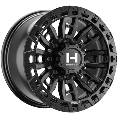 Price Cut Hostile H130 Crandon 18x9 8x170 +12mm Satin Black Wheel Rim 18" Inch H130-1890817055A