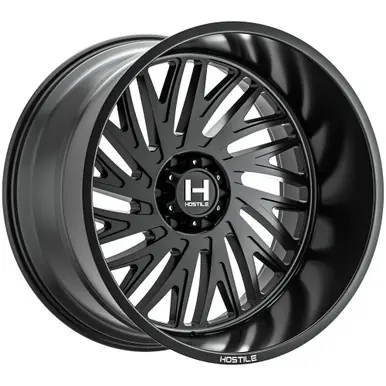 Direct From Factory Hostile H131 Syclone 20x12 6x5.5" -44mm Satin Black Wheel Rim 20" Inch H131-2012655047BB