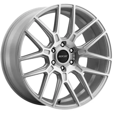 Grab Now MKW M142 24x10 6x135 +30mm Silver Wheel Rim 24" Inch M142-2410613530M
