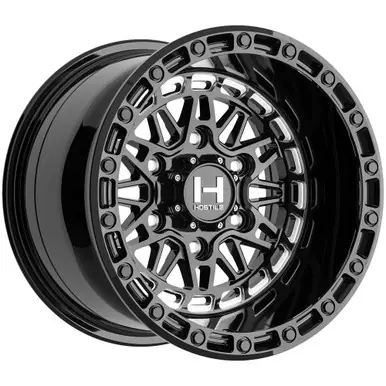 Hostile UTV H150 Apex 15x7 6x5.5" +13mm Black/Milled Wheel Rim 15" Inch H150-1570655044GB Warranty Included