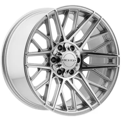 Last Chance Wicked Off-Road W945 20x10 6x135/6x5.5" -18mm Silver Wheel Rim 20" Inch W945200267-18SM