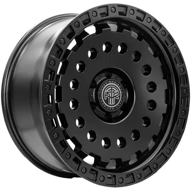 Shop Now Thret Off-Road 702 Firewall 17x9 5x5.5" -12mm Satin Black Wheel Rim 17" Inch 702G-1790M-12