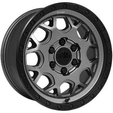 In Demand Reika R45V Marauder Van 17x8 6x130 +35mm Gunmetal Wheel Rim 17" Inch R45780356354