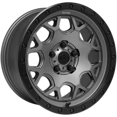 Reika R45 Marauder 17x8 5x4.5" +20mm Gunmetal Wheel Rim 17" Inch R45780201254F Modern