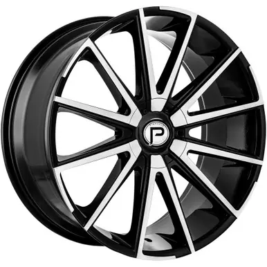 Pinnacle P98 Bella 24x9.5 6x135/6x5.5" +24mm Black/Machined Wheel Rim 24" Inch P982496139-24GBM Secure Checkout
