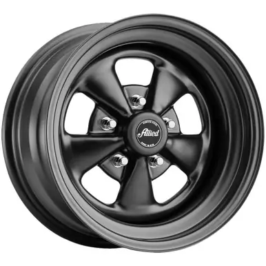 Allied 65B Super Spoke 14x6 5x4.5"/5x4.75" -3mm Matte Black Wheel Rim 14" Inch 65B-46005 Affordable