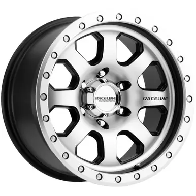 Deal Raceline 929M SL Avenger 17x9 5x5" -12mm Black/Machined Wheel Rim 17" Inch 929M-79050-12