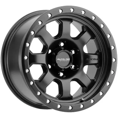 Raceline 929B SL Avenger 17x9 5x5" -12mm Matte Black Wheel Rim 17" Inch 929B-79050-12 Price Drop