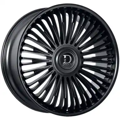 Dolce Luxury Razzo 24x10 6x135/6x5.5" +25mm Double Black Wheel Rim 24" Inch RAZZO-241036GLMBF25 Limited Offer
