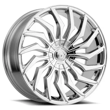 Brand New VCT V85 Chopper 22x8.5 5x115/5x5" +38mm Chrome Wheel Rim 22" Inch V85-228551527+38C
