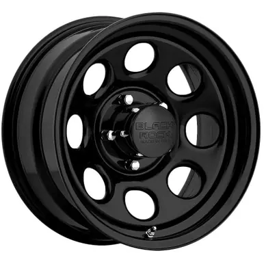Bargain Black Rock 997B Soft 8 17x9 5x5" -12mm Gloss Black Wheel Rim 17" Inch 997B-795045