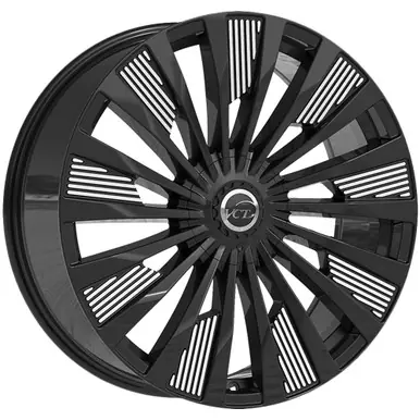 Direct From Manufacturer VCT Alpha 20x8.5 5x4.5"/5x120 +38mm Black/Machined Wheel Rim 20" Inch ALP-208551420+38BM