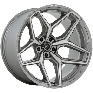 Fuel FC854 Flux 5 17x9 5x5" -12mm Platinum Wheel Rim 17" Inch FC854AX17905012N Cheap