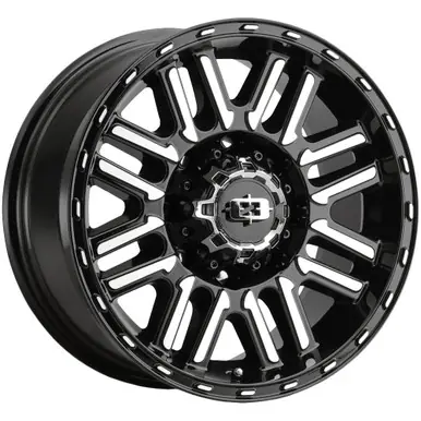 Reduced Price Vision 348 Nexus 16x8 5x4.5" +0mm Black/Machined Wheel Rim 16" Inch 348-6865GBMF0