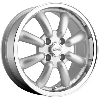 Fresh Stock Konig Rewind 15x7 4x4.5" +0mm Silver Wheel Rim 15" Inch RW7511400S