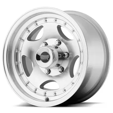 Authentic American Racing AR23 15x10 5x5.5" -44mm Machined Wheel Rim 15" Inch AR235185