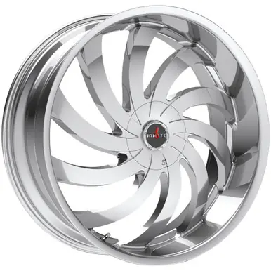 Hassle-Free Returns Ignite G04 Flame 22x9.5 6x135/6x5.5" +24mm Chrome Wheel Rim 22" Inch G0429560724C