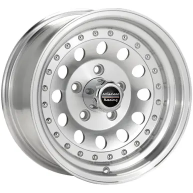 Fresh Stock American Racing AR62 Outlaw II 15x8 5x5" -19mm Machined Wheel Rim 15" Inch AR625873