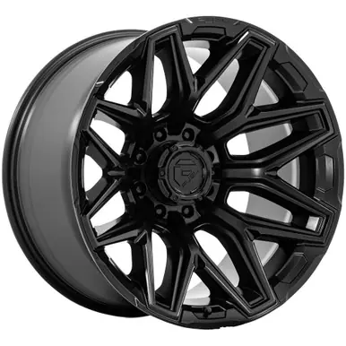 Fuel FC854 Flux 8 20x10 8x6.5" -18mm Blackout Wheel Rim 20" Inch FC854MX20108018N Fast Shipping