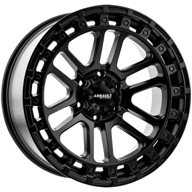 Assault Offroad AS5 20x9 8x170 +0mm Satin Black Wheel Rim 20" Inch AS5290867+00SB Direct From Manufacturer