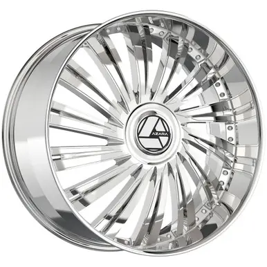 Fast Shipping Azara AZX-102 18x8 5x100/5x4.5" +35mm Chrome Wheel Rim 18" Inch AZX-1021882335C