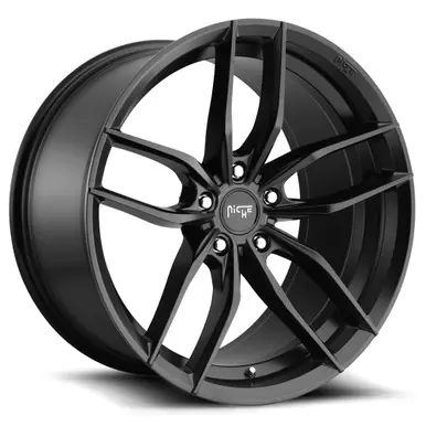 Niche M203 Vosso 17x8 5x108 +40mm Matte Black Wheel Rim 17" Inch M203178031+40 Limited Time