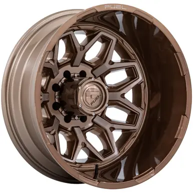 Fuel D876 Flux Dually Rear 22x8.25 8x6.5" -246mm Bronze Wheel Rim 22" Inch D87622827245 Premium