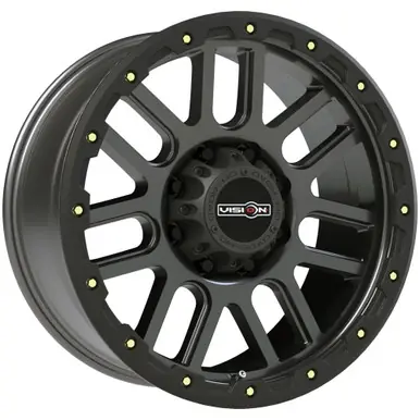Trusted Brand Vision 111 Nemesis 17x9 8x6.5" -12mm Gunmetal Wheel Rim 17" Inch 111-7981GM-12