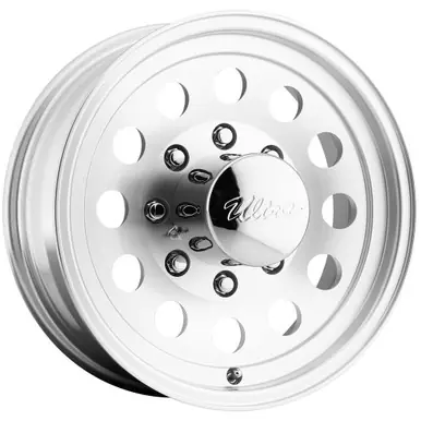 Limited Offer Ultra 62 Smooth Mod Trailer 16x6 8x6.5" +0mm Machined Wheel Rim 16" Inch 062-6681KL
